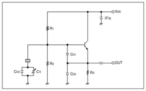 图7基本振动模式下的典型振荡电路