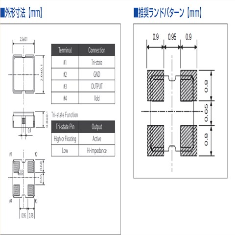 CSX-252FAE24000000T,西铁城,24MHz,CSX-252F,CITIZEN晶振,2520振荡器