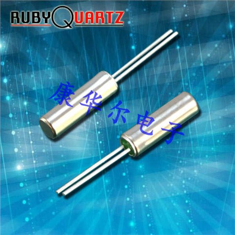 Rubyquartz钟表晶振,R38系列32.768K晶振,R38-32.768-6-10PPM-NPB无源晶振