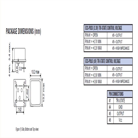 ECS-P83X-16.312-AN,可编程时钟振荡器,ECS有源晶振,6G通讯晶振