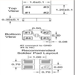 福克斯FC0BS石英晶体,FC0BSBCVM40.0-T3,FX1612B智能穿戴晶振