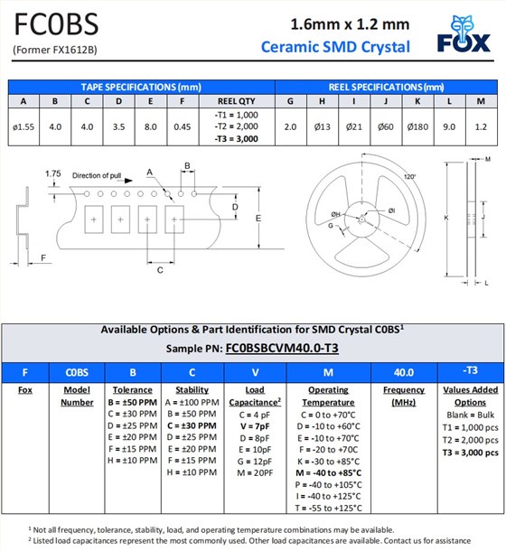 FC0BS，FX1612B编码