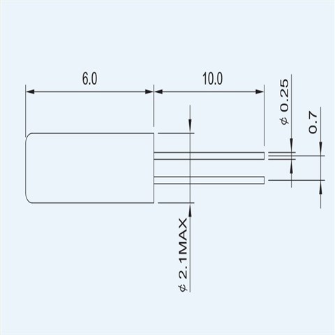 SP12520A-32.768-GTR,32.768KHz,CH-206,Sunny插件晶振
