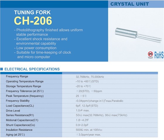 CH-206参数 CH-206参数